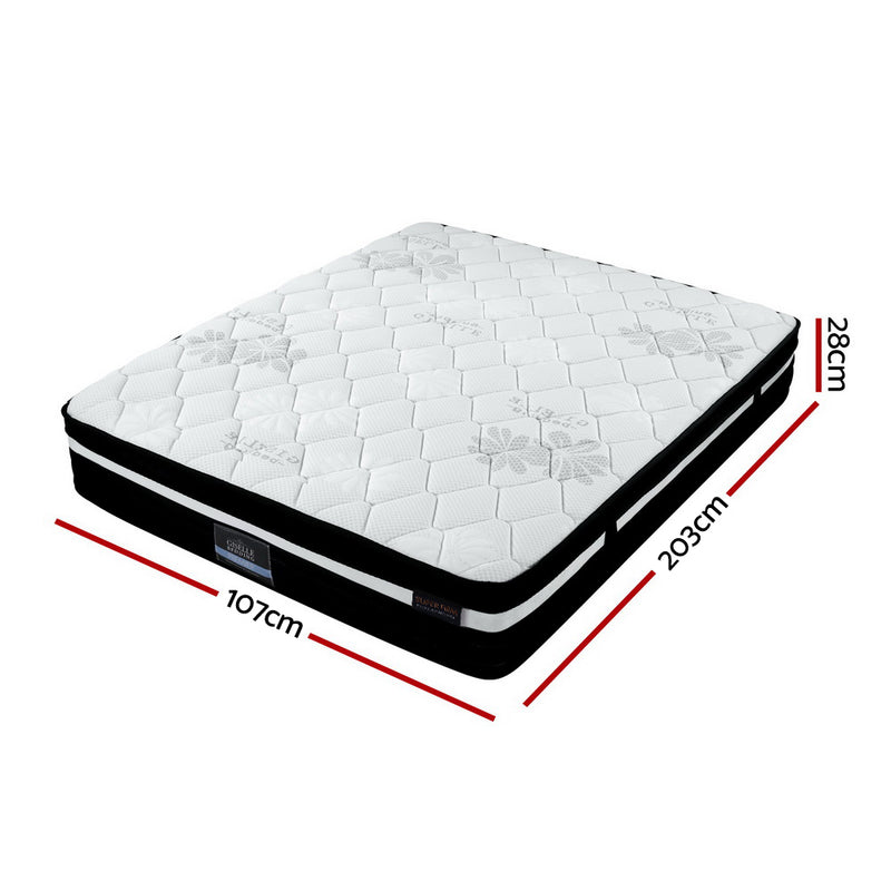 Giselle Bedding 28cm Mattress Super Firm King Single