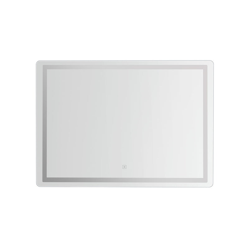 Embellir Wall Mirror 100X70CM with LED Light Bathroom Home Decor Round Rectangle