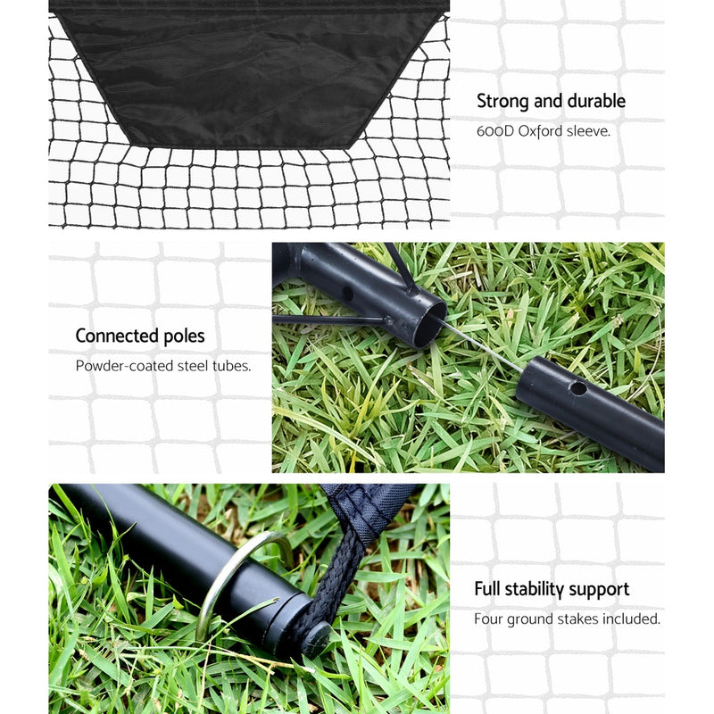 Everfit Portable Soccer Rebounder Net Volley Training Football Goal Pass Trainer