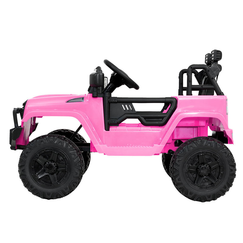 Rigo Kids Ride On Car Electric 12V Car Toys Jeep Battery Remote Control Pink