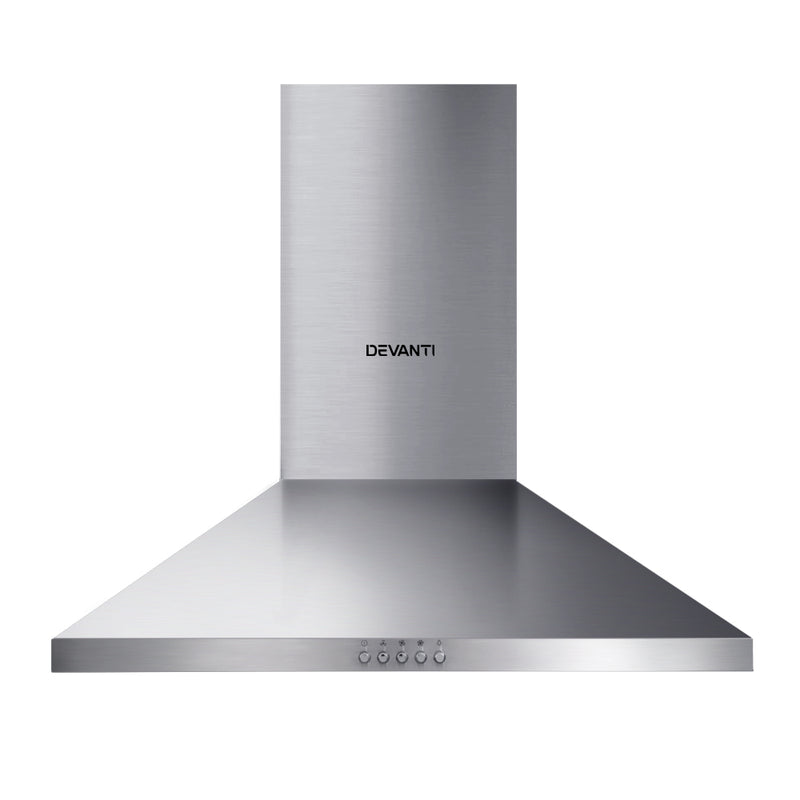 Devanti 600mm Range Hood 60cm Rangehood Stainless Steel