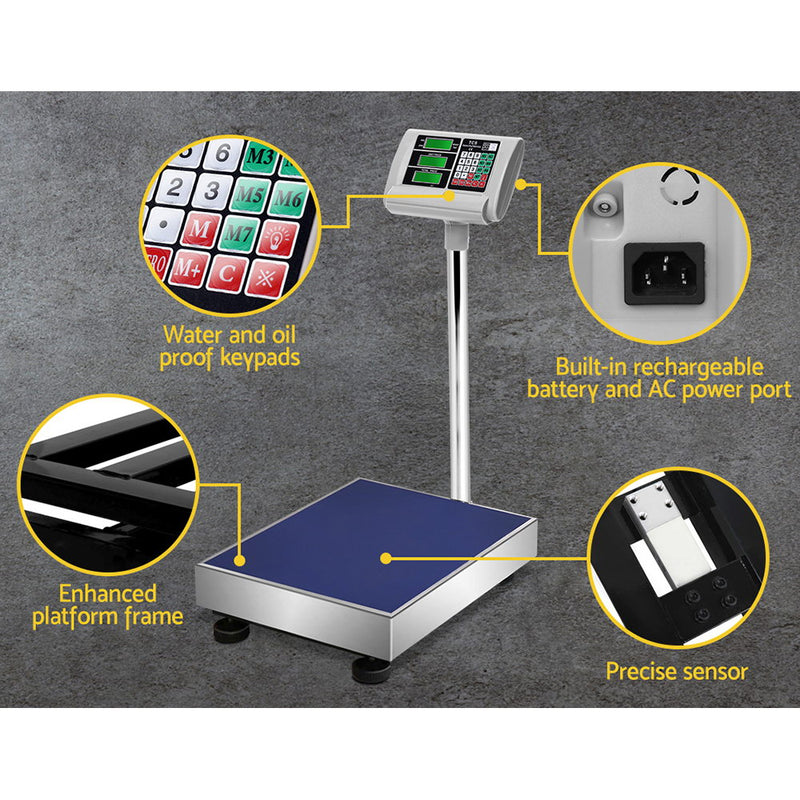 Emajin Platform Scale 150KG Digital Scales Electronic Postal Computing