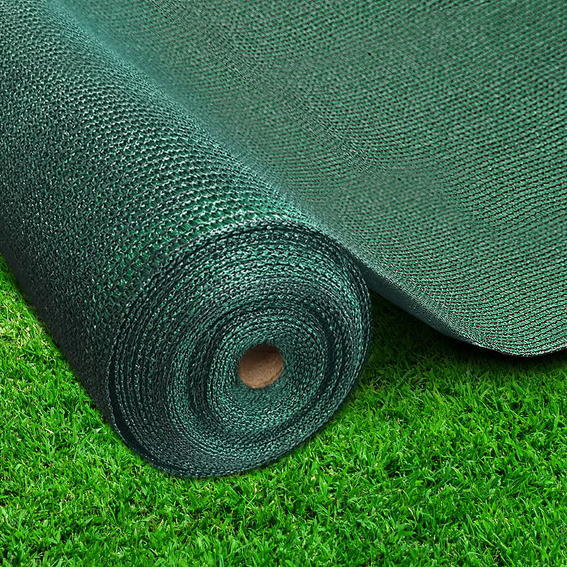 Instahut 50% Shade Cloth 3.66x30m Shadecloth Sail Heavy Duty Green