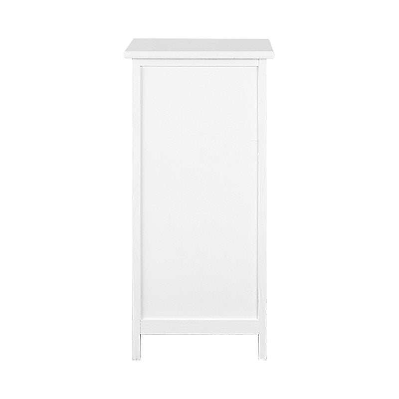 Artiss Bedside Table Bathroom Storage Cabinet 3 Drawers White