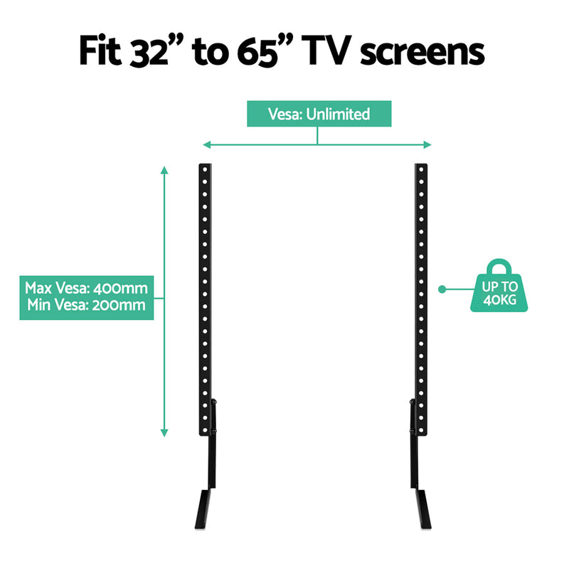 Artiss TV Stand Bracket Mount Universal Table Desktop Pedestal 32 to 65 Inch