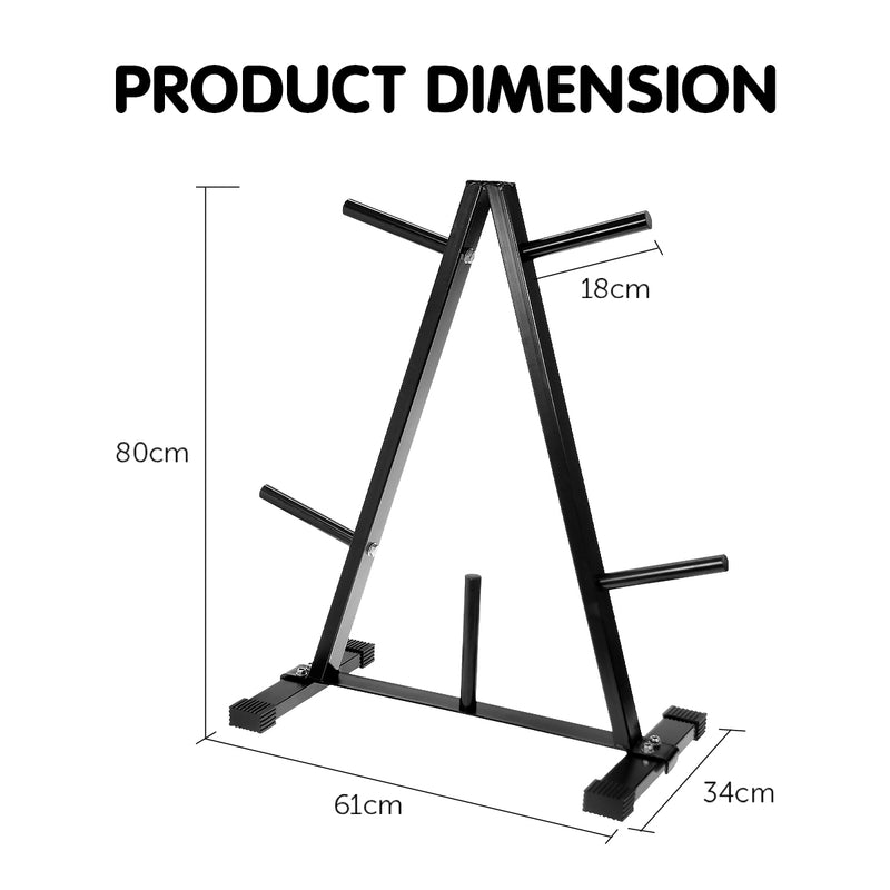 Powertrain Weight Plates Storage Home Gym Rack