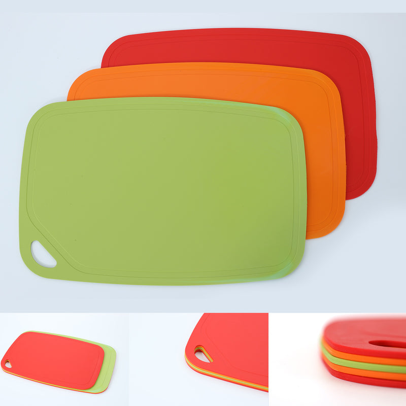 Ecosillee Green TPU Chopping Board Antibacterial Cutting Board Baby Food Grade Kitchen