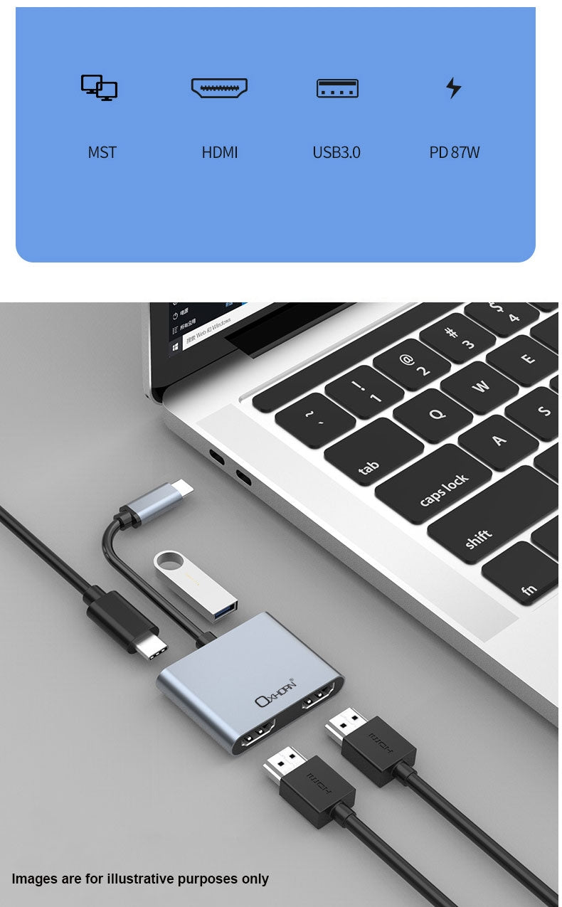 Oxhorn  USB C Multi Display Adapter