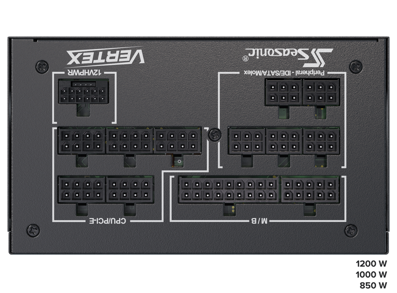 Seasonic VERTEX 850W (GX-850)  80 PLUS Gold Modular PSU