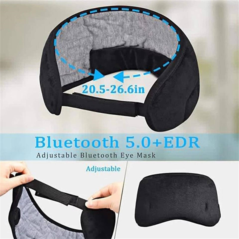 Mobax Bluetooth 5.0 Wireless Stereo Eye Mask Headphones for Sleep and Music.