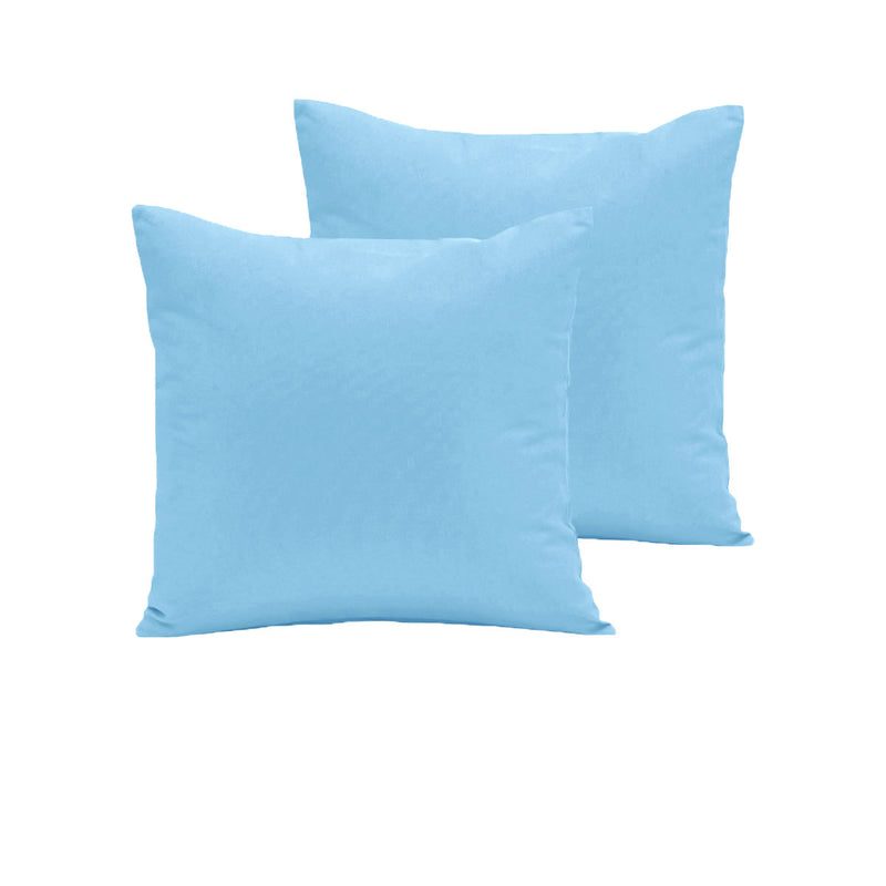 Pair of  280TC Polyester Cotton European Pillowcases Sky