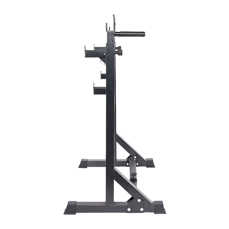 Commercial Squat Rack Adjustable Pair Fitness Exercise Weight Lifting Gym Barbell Stand