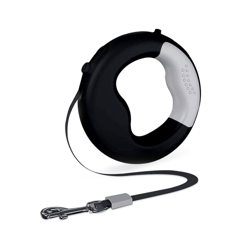 Floofi Doughnut Dog Leash with USB and LED Black