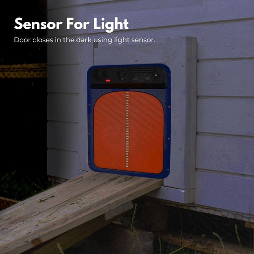 FLOOFI Automatic Chicken House Coop Door Opener with Light Sensor Chicken Coop