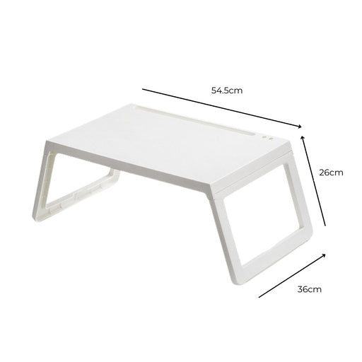 EKKIO Multifunction Laptop Bed Desk (White)