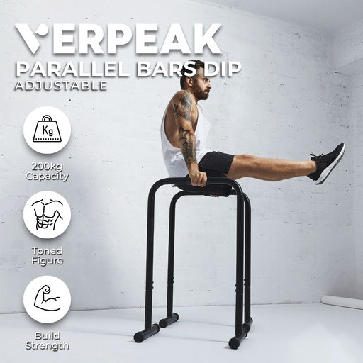 VERPEAK Adjustable Parallel Bar 1Pair