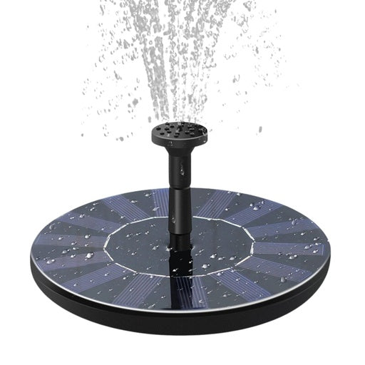 NOVEDEN 1.5W Solar Fountain Water Pump for Bird Bath (Black)