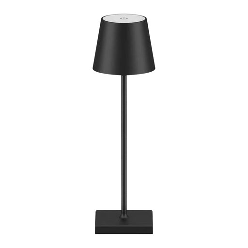 GOMINIMO Cordless Table Lamp Rechargeable Waterproof Lampshade Dimmable Black